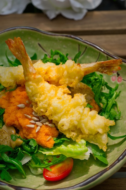 Close-up of vegetables in plate