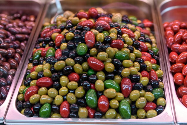 Close-up of vegetables for sale in market