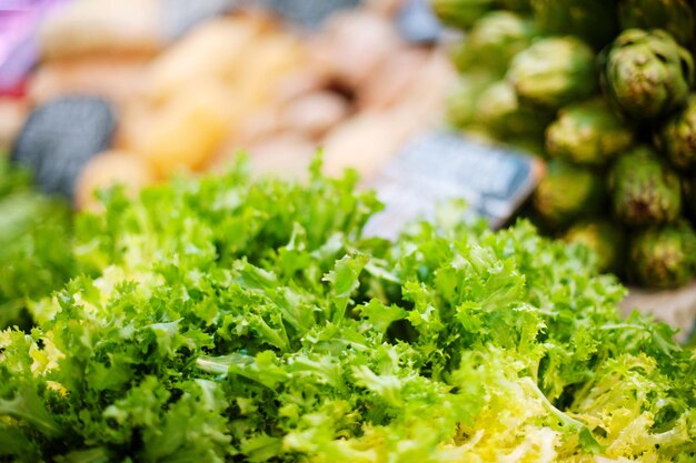 Close-up of vegetables for sale in market