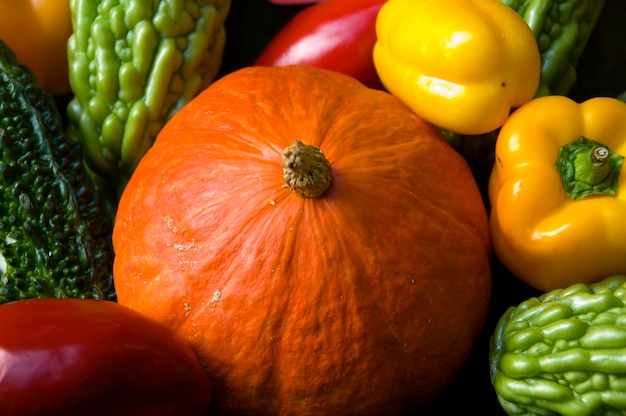 Photo close-up of vegetables