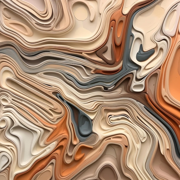 a close up of a very colorful abstract design of a wave generative ai