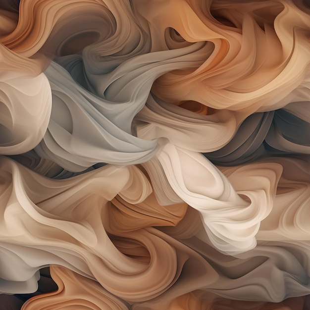 a close up of a very colorful abstract painting of a wave generative ai