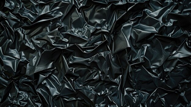 Photo close up view of black fabric perfect for backgrounds