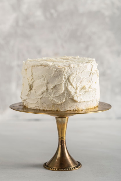 close-up view of delicious cake concept