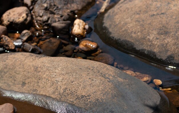 写真 水流のクローズアップビュー