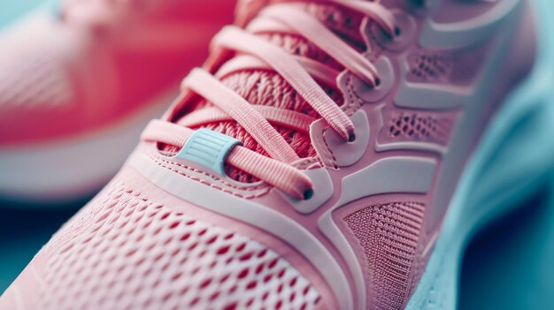 Close Up View of a Pink Shoe