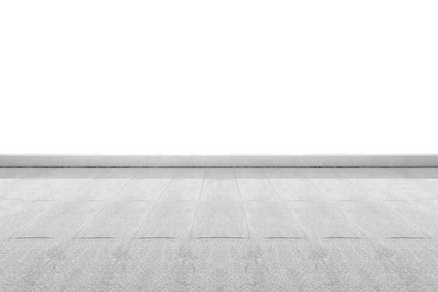 Close up view of a street isolated over white background