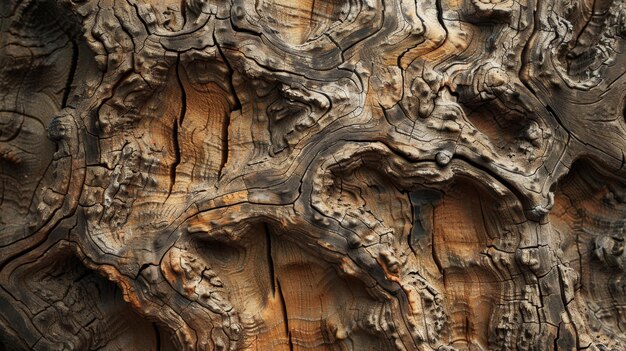 Close Up View of Tree Trunk