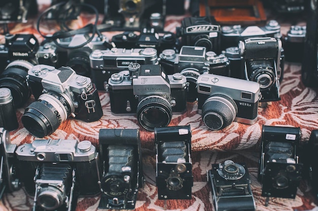 Photo close-up of vintage camera