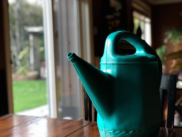 Close-up of vintage car on table