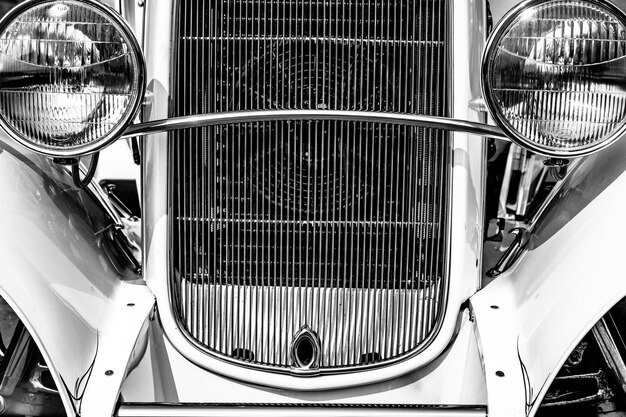 Photo close-up of vintage car