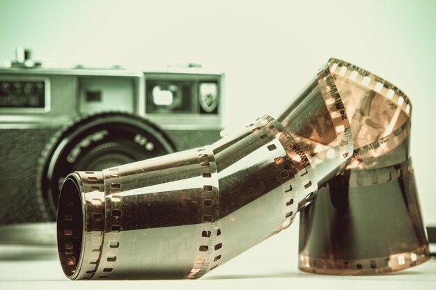 Foto close-up di un'auto d'epoca