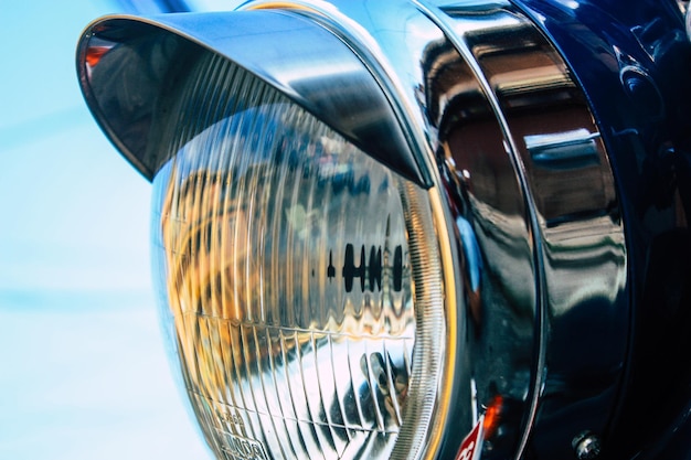 Photo close-up of vintage car