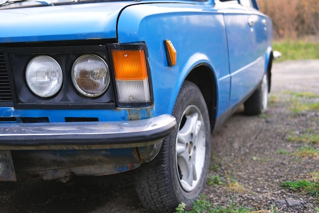 Photo close-up of vintage car