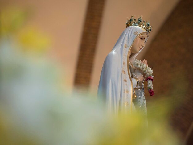 Photo close-up of virgin mary in church