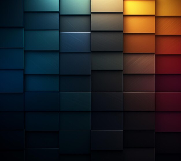 Photo a close up of a wall of different colors of a building generative ai