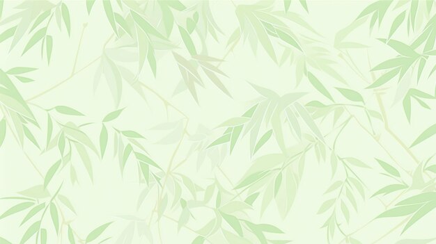 A close up of a wall with a bunch of bamboo leaves generative ai