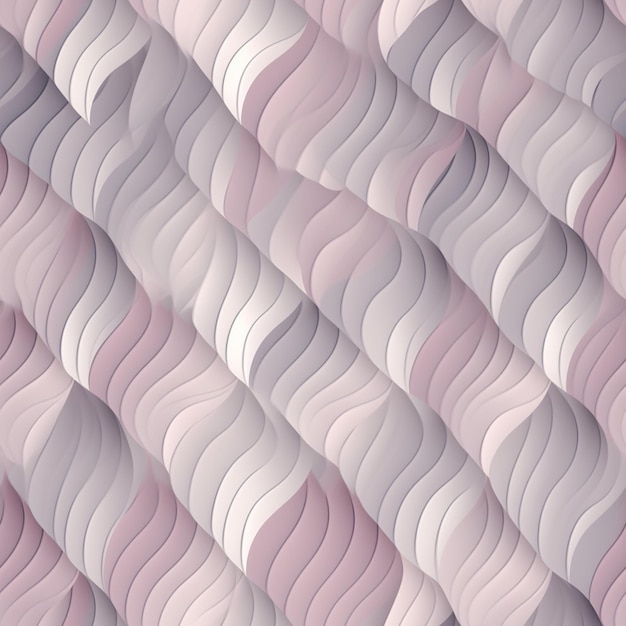 a close up of a wall with a pattern of wavy shapes generative ai