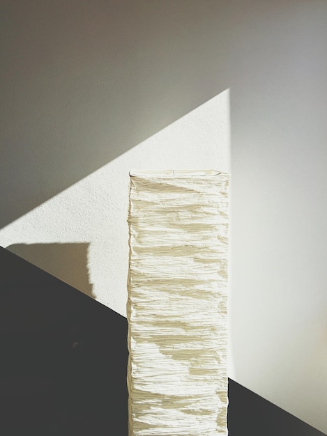 close-up of wall with tissue paper ahead
