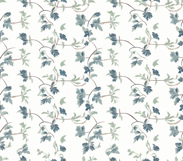 a close up of a wallpaper with a bunch of leaves generative ai