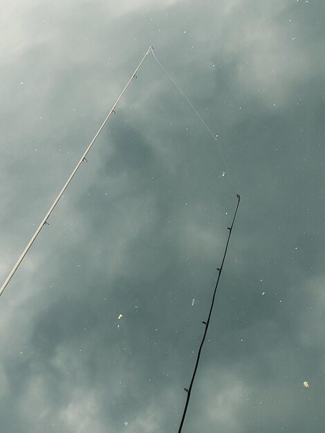 Close-up of water against sky