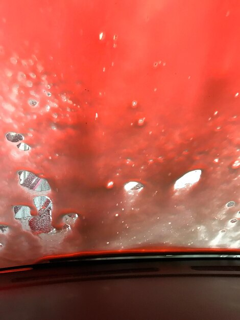 Close-up of water against sky