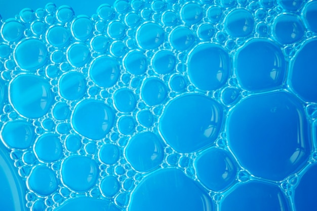 Close up of water bubble background