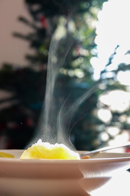 Foto prossimo piano dell'acqua nel contenitore