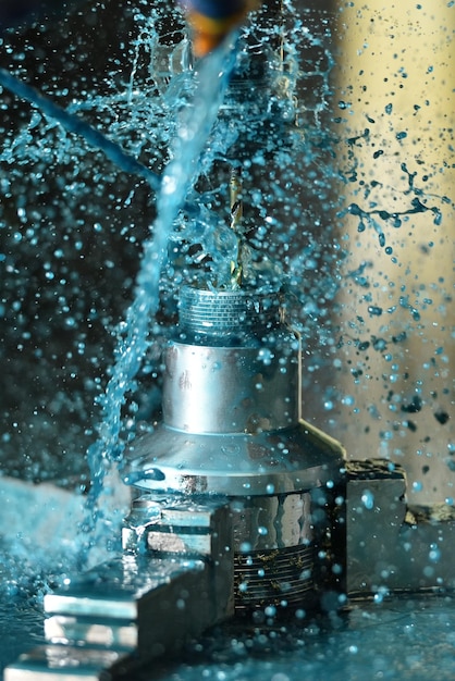 Close-up of water drops on fountain