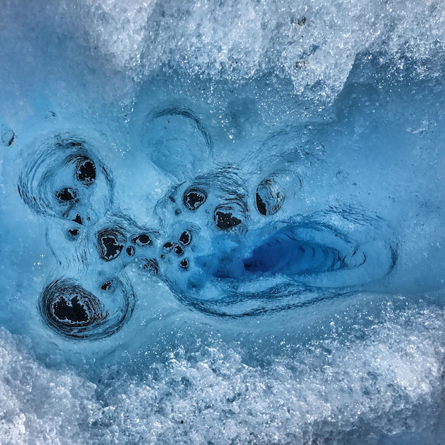 Photo close-up of water in glaciar