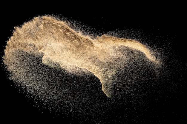 close-up of water splashing against black background