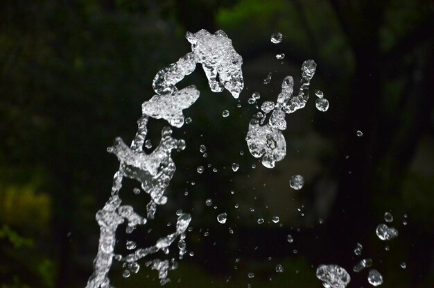 Close-up of water splashing