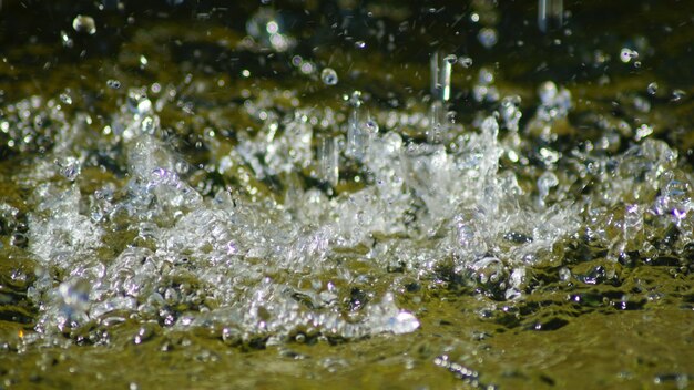 Close-up of water splashing