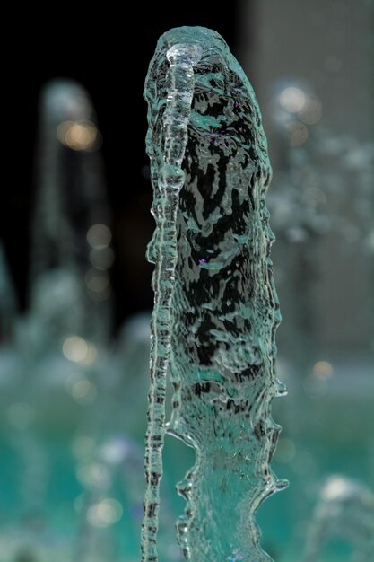 Foto prossimo piano dell'acqua in inverno