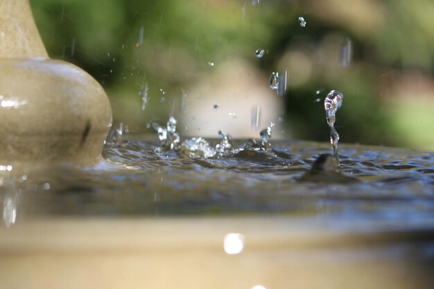 Foto prossimo piano dell'acqua