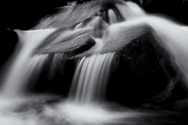 Photo close-up of waterfall