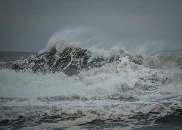 Close up of wave against sky