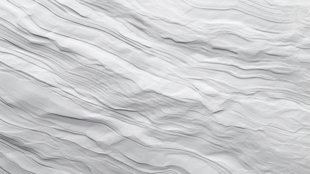 A close up of a wavy white paper with a soft wave pattern