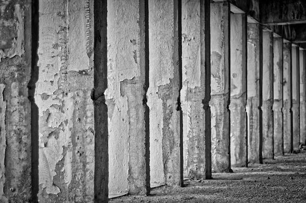 Photo close-up of weathered wall