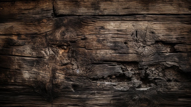 A close up of a weathered wood with a face on it