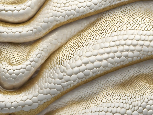 a close up of a white crocodile