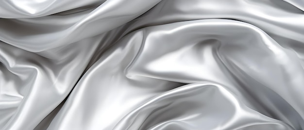 A close up of a white fabric