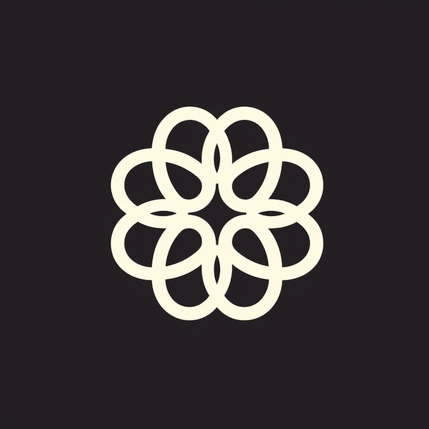 a close up of a white flower on a black background generative ai