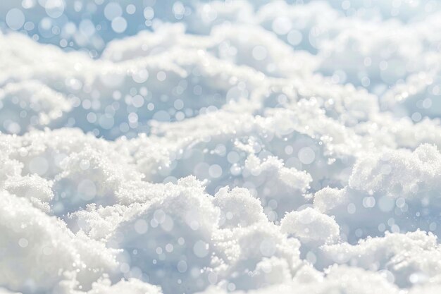 Close Up of White Fluffy Clouds