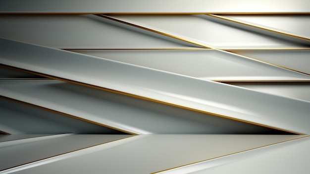 a close up of a white and gold abstract background with a diagonal design generative ai