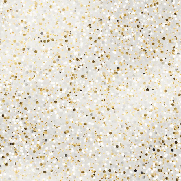 A close up of a white and gold background with lots of dots generative ai