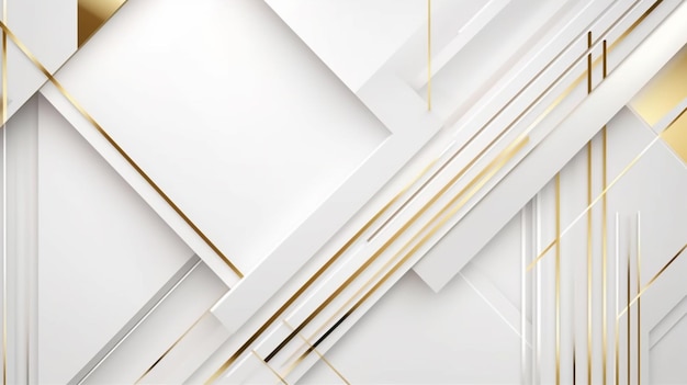 a close up of a white and gold wall with a pattern generative ai