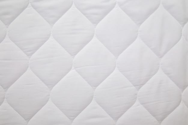 Photo close up of white mattress bedding pattern space