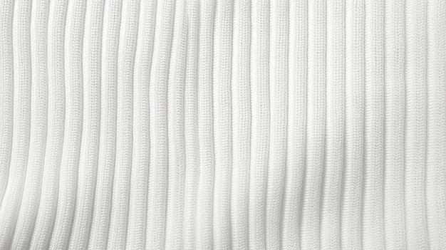 Premium AI Image | A close up of a white rib knit fabric