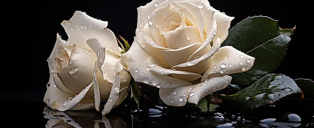 a close up of a white rose